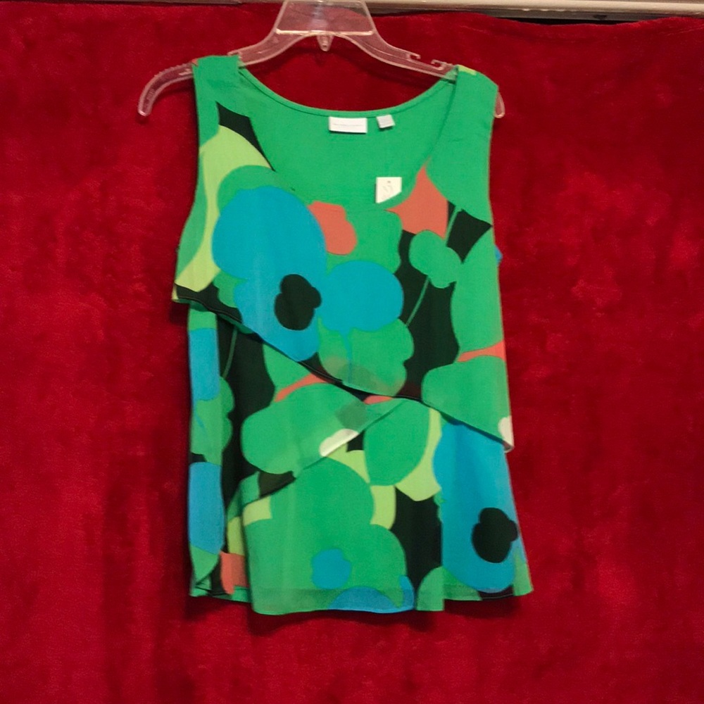 New York & Company vivid color blouse